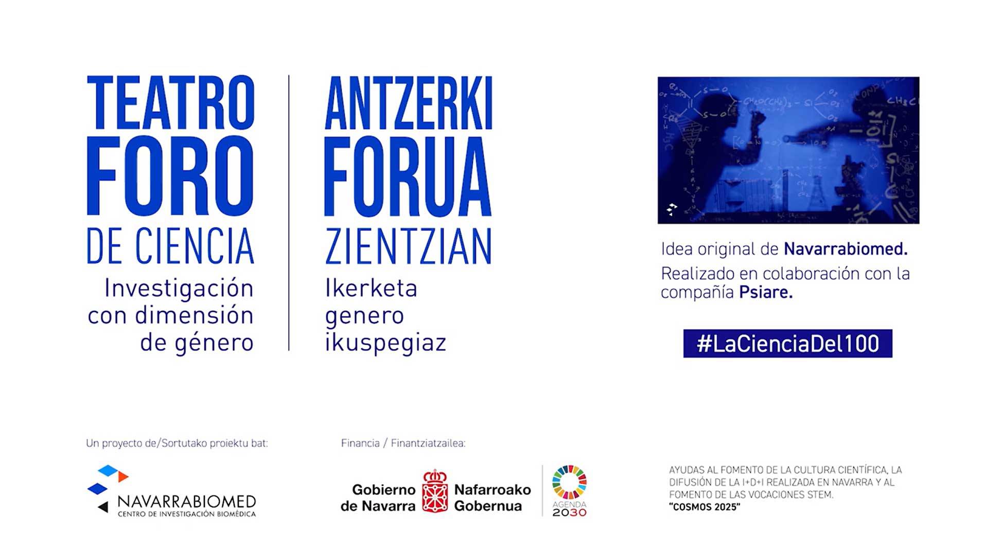 Teatro foro #LaCienciaDel100