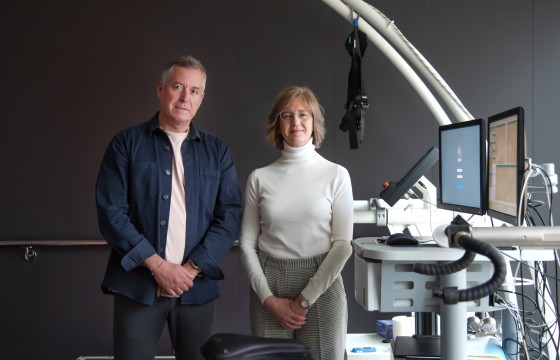Mikel Izquierdo y María Cruz Rodríguez.