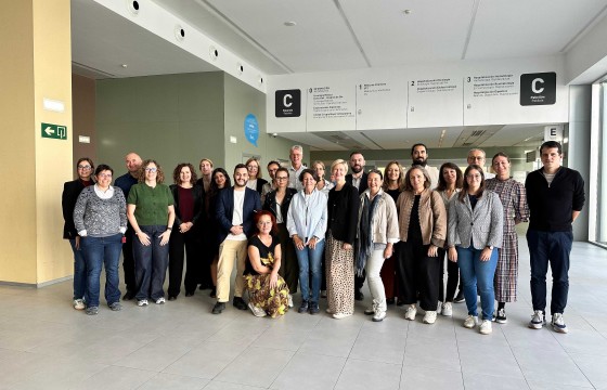 Los socios del proyecto TERESA PCP en el Hospital Universitario de Navarra
