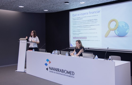 Intervenciones de Marta de Diego y Marta Marín, Puntos Nacionales de Contacto. 