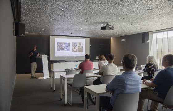 Reunión de cierre del proyecto celebrada con representantes del Departamento de Industria y de Transición Ecológica y Digital Empresarial del Gobierno de Navarra