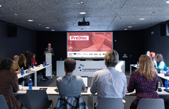 El consejero de Salud da la bienvenida a los socios del proyecto PreDisc