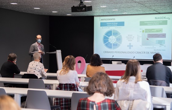 Ángel Alonso, Investigador. Rueda Prensa Proyectos Estratégicos Cáncer Mama